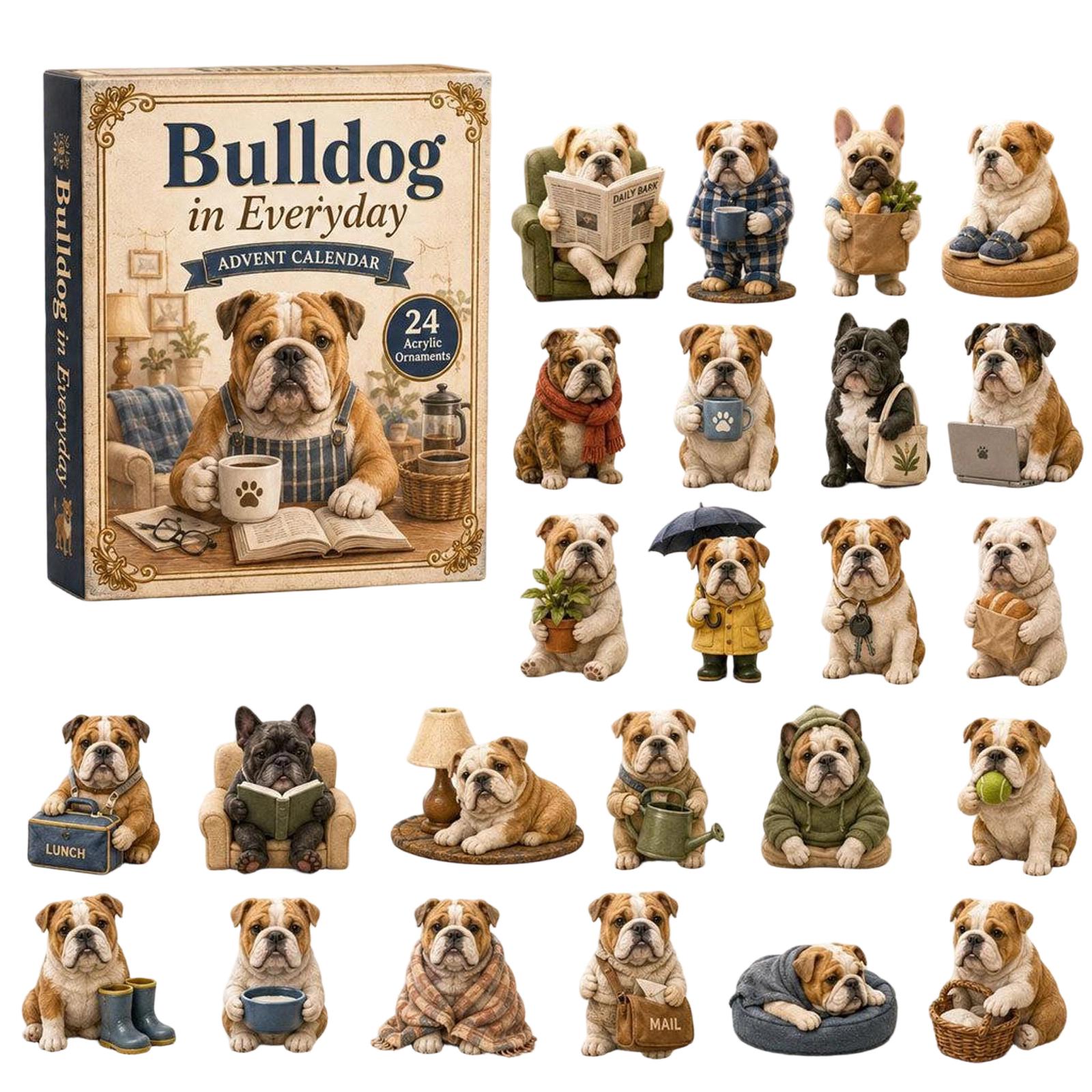 Weihnachts-Adventskalender mit -Tage Countdown-Kalender für die Feiertage One Size beige