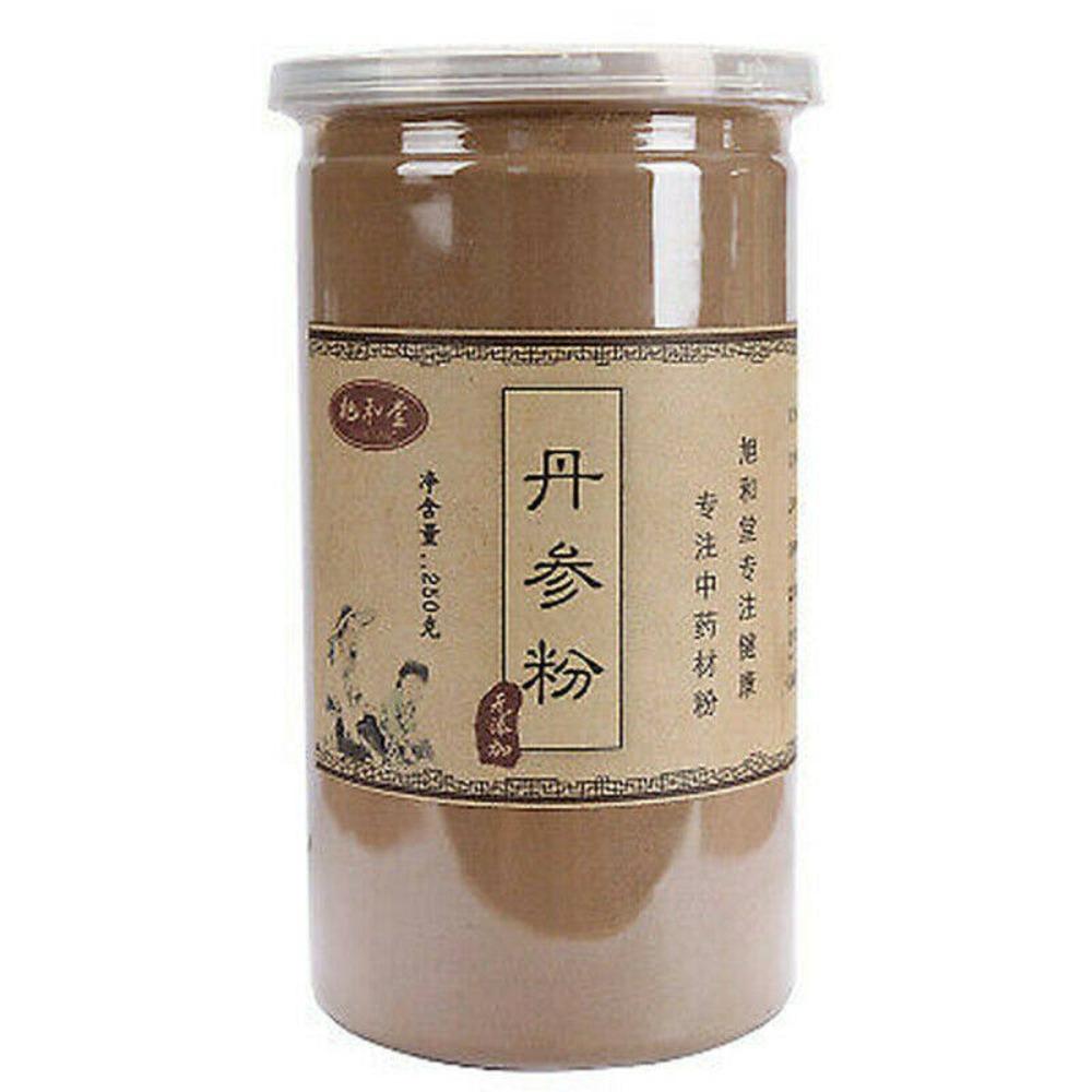 Organic Wild Danshen Root Powder 250g Pure Herbal Salvia Miltiorrhiza Supplement for Energy Detox 01