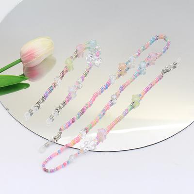 Nova corrente de óculos para joias Corrente de pérolas Lanyard feminino anti-perda para pescoço Cadeia de máscara de moda com temperamento de celebridade online