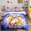 "Majestic Horses' Floral Symphony" Bedding Sets Duvet Covers Pillowcases(1* Duvet Cover 2* Pillowcases Without Duvet Insert)