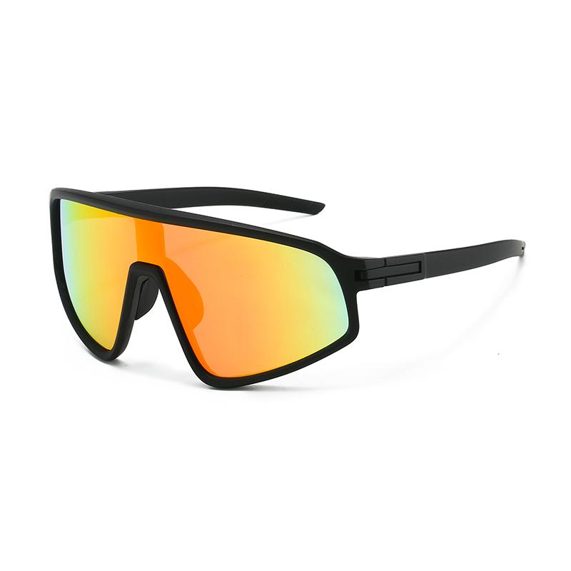 Oversized Sports Goggle Men New In Punk Mirror Outdoor Cycling Sunglasses Trendy Futuristic Anti-UV Hiking Shades