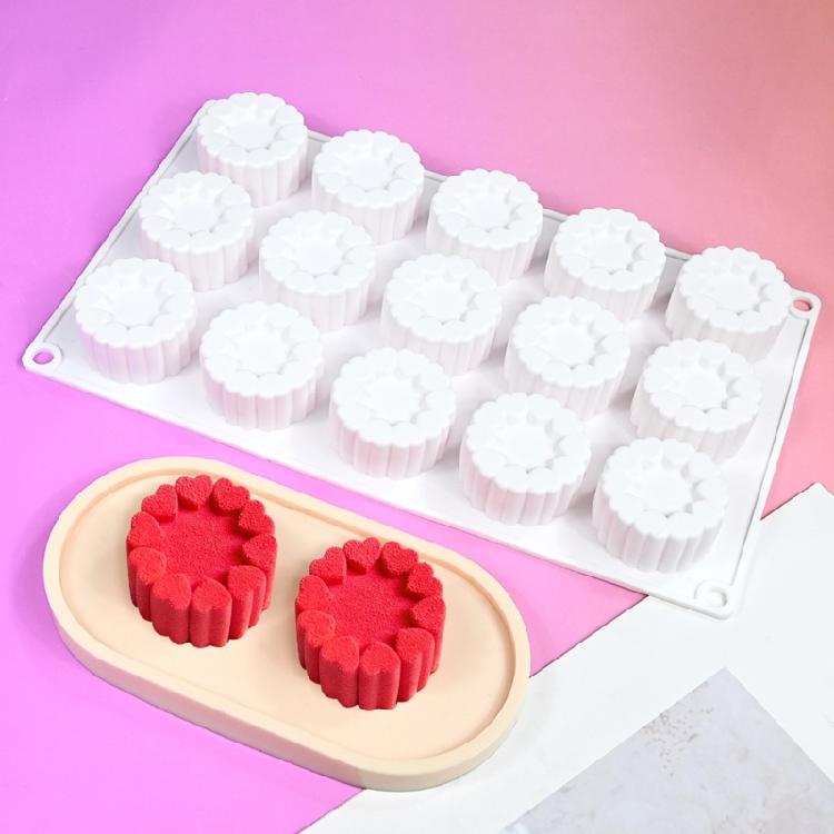 Nonstick Heart Silicone Molds Home Baking Accessories For Funny Mousses Cakes And Kitchen Projects With Lover