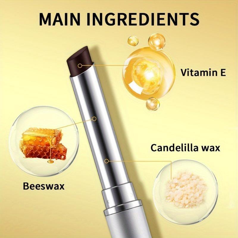 Černý med balzám na rty Hydratační a vyživující Vitamín E Medový balzám na rty