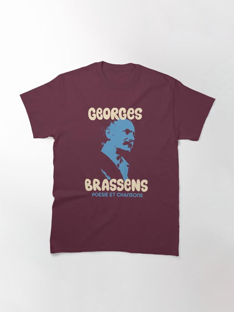 Georges Brassens Georges Brassens Tribute Design - Poetry et Chansons Classic T-Shirt