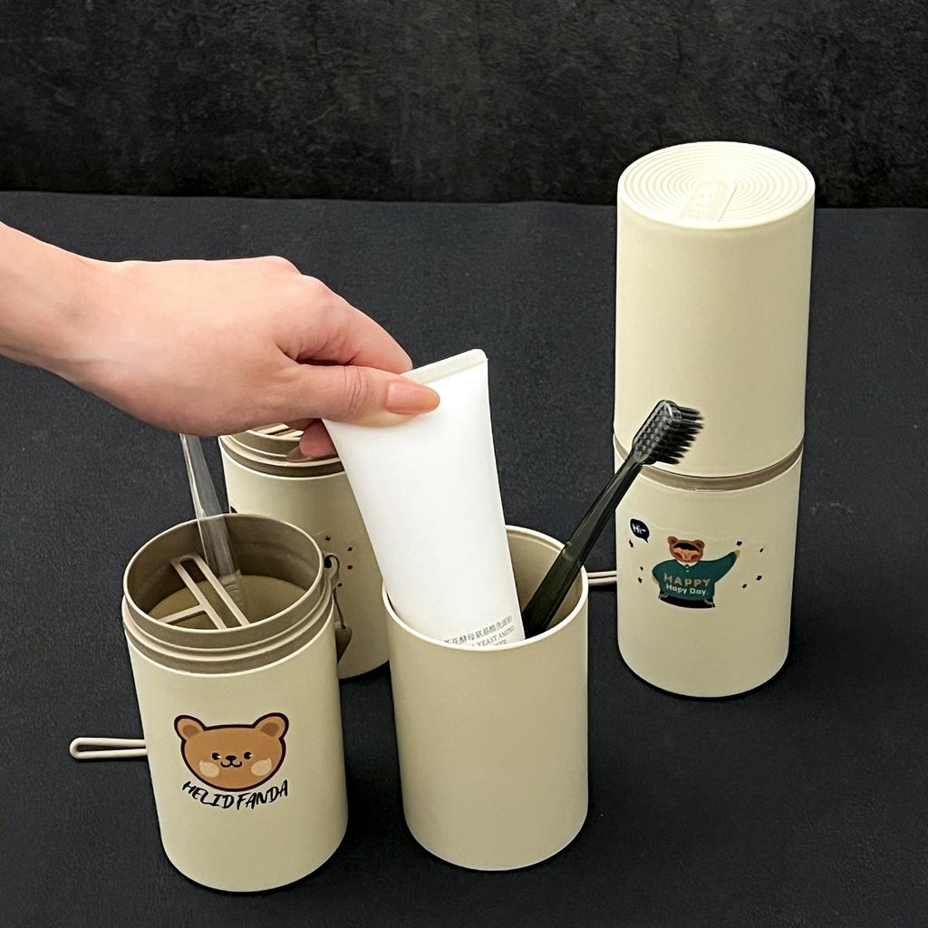 Portable Toothbrush Cup Tumbler Bathroom Toothbrush Holder Travel Toothpaste Toothbrush Case Bathroom Accessories Mouthwash Cup