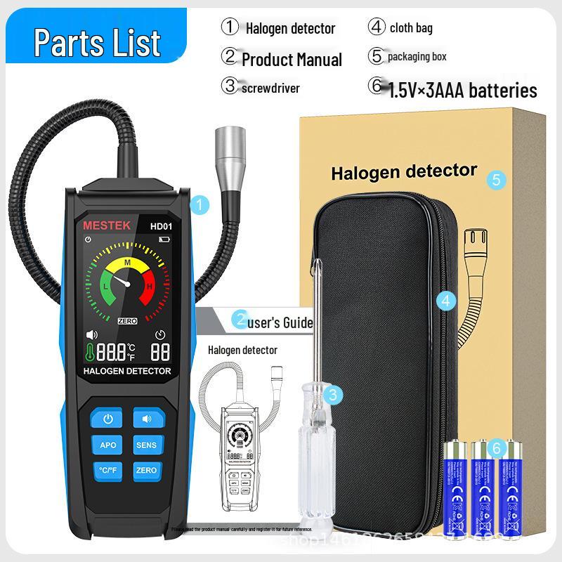 

Air Conditioner Refrigerant Leak Detector - Snow Type Halogen Gas Freon Detection Tool