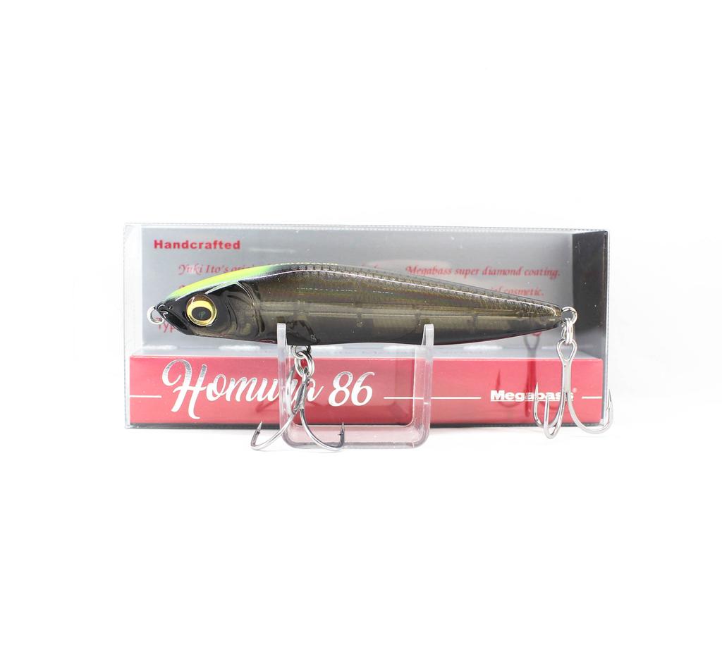 Megabass Homura 86 Sinking Lure Black & Signal (5988)