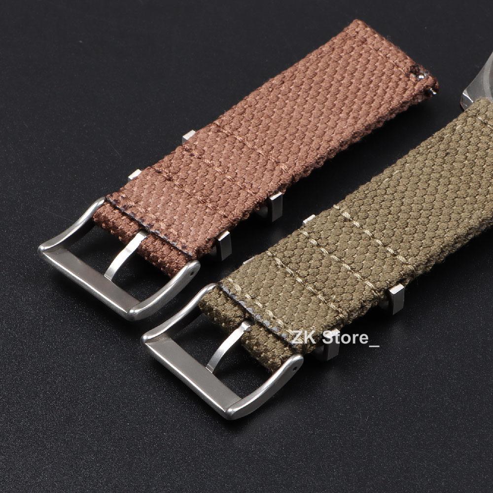 Nylon-Uhrenarmbänder 20mm 22mm für Seiko Armband für Herren Militärisch Lässig Armee Sport Armband Gürtel Schnellwechsel-Stifte Armband