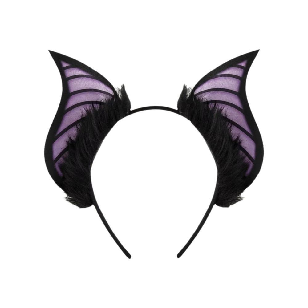 DIY Halloween Costume Cosplay Props Animal Beast Ears Halloween Hairband Bat Ears Headband  Kids розовый