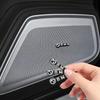 4 szt. dekoracja audio do samochodu 3D Aluminiowy Znak Godło Naklejki Dla BMW X1 X3 X5 X6 X7 Seria 1 3 5 6 7 G20 G30 G11 F15 F16 G01 G02 F48