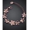Bracciali per donna Elegante braccialetto in cristallo placcato oro rosa gioielli per ragazze e donne