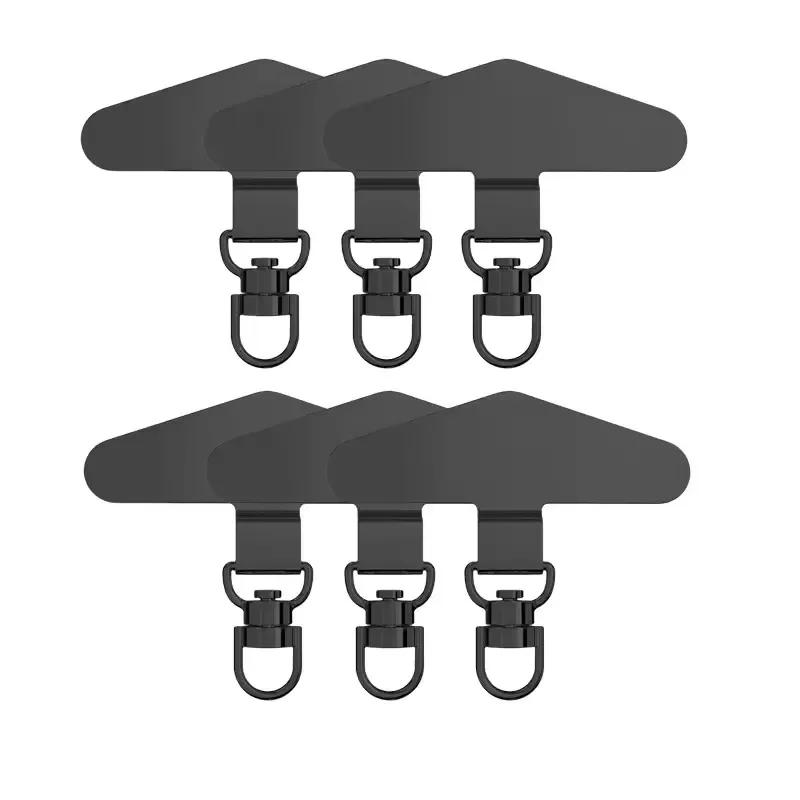 Rotatable Stainless Steel Phone Lanyard Patch Card Anti-lost Hanging Crossbody Wrist Phone Lanyard Gasket Replacement Connectors