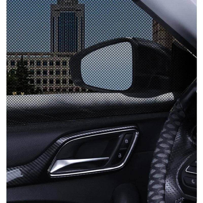 Universal Car Sunshade Curtains Side Window Shades for SUV Mosquito Repellent Mesh Net Auto Accessories