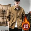 American Retro Tooling Black Casual Shirt Men'S Trendy Brand Heavy Shirt Men'S Jacket Men'S