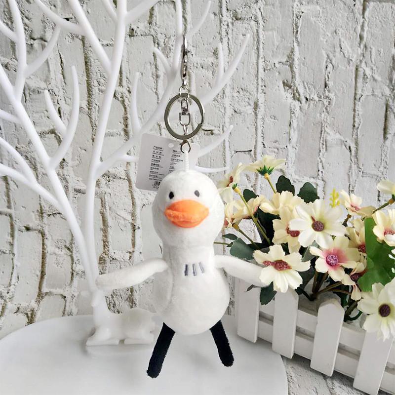 Plush Duck Delightful Figure Keychain Adorable 15cm Soft Toy For Bag Decoration