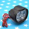 1pc 12W Waterproof Motorcycle E-bike LED Headlight Spot Fog Light White