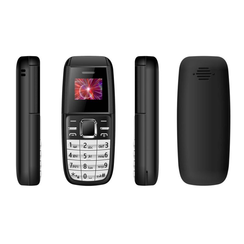 

BM200 Dual SIM Dual Standby Mini 0.66-inch Mobile Phone 2G GSM Spare Cellphone Black