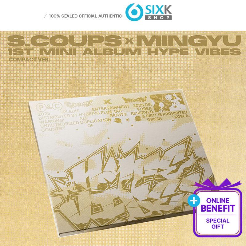 [Pre-order] S.COUPS X MINGYU(SEVENTEEN) - 1ST MINI ALBUM [HYPE VIBES] COMPACT Ver. (+Online Benefit)