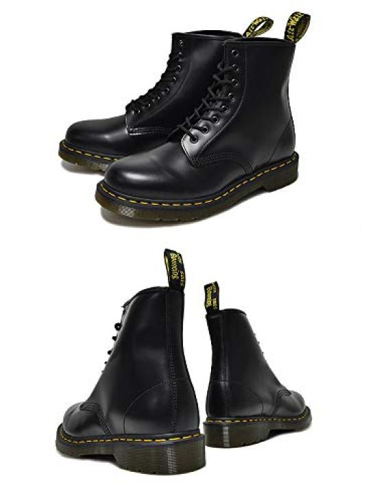 Martens 1460 and Size UK Dr. 8-Eye Boots, Men's Women's, 8-Eye, 01. Black, 8.0 (27cm) [Used]