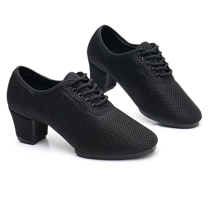 Mesh Dance Shoes Latin Samba Shoe for Women's Ballroom Modern Tango Jazz  Practise Shoes