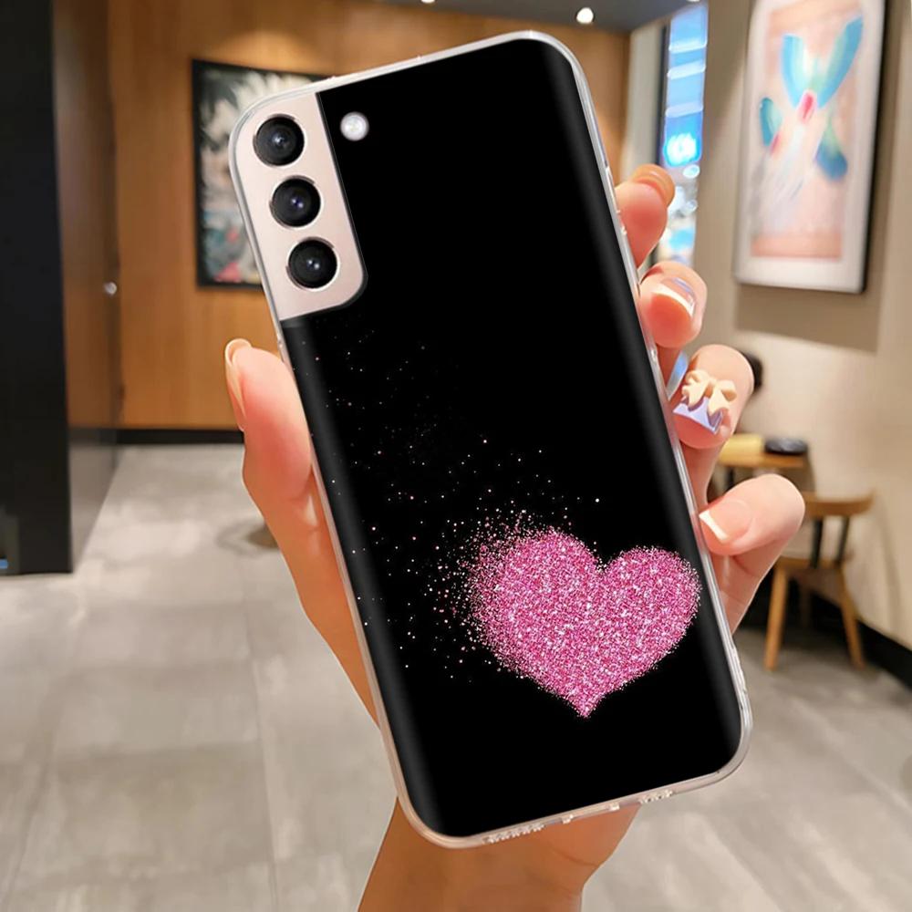 For Samsung S21 FE Plus Ultra Phone Case Butterfly Cat Soft Silicone Cover For Galaxy S21+ S21FE S 21 Protection Funda Coque