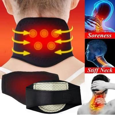 Selbsterwärmende Nackenstütze, magnetische Nackenmassage für Entspannung und Wärme, kein Strom nötig, wiederverwendbar