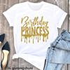 Golden Queen Are Born In July Letter Print Tshirt Unisex Birthday Gift T Shirt Femme High Shoe Tshirt Female Harajuku Shirt