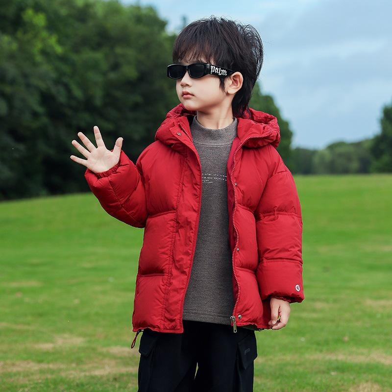 2026 Autumn/Winter Hooded Toddler Down Jacket - Three-Proof, Heat-Storing, Warm Coat for Babies