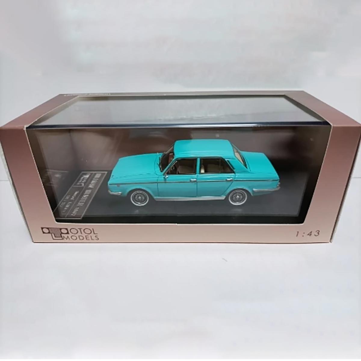 

Totol 1:43 Scale Resin Blue Hillman Hunter 1967 Sedan Toys Cars Model Classics Nostalgia Adult Gifts Souvenir Static Display