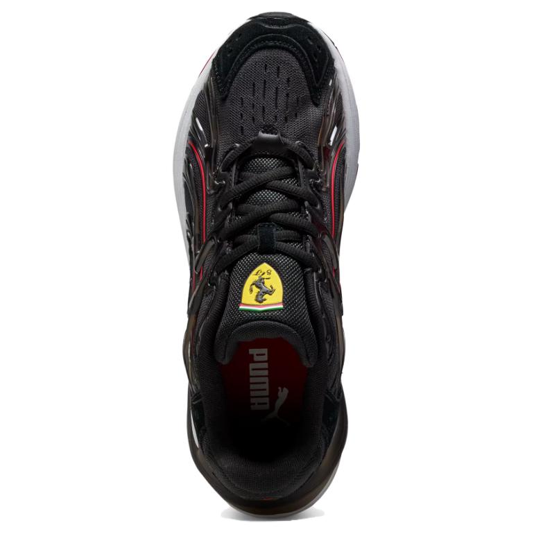 New SCUDERIA FERRARI x PUMA Inverse Collection Anti Slip Wear Resistant Low Top Training Shoes Unisex Black 308851-01