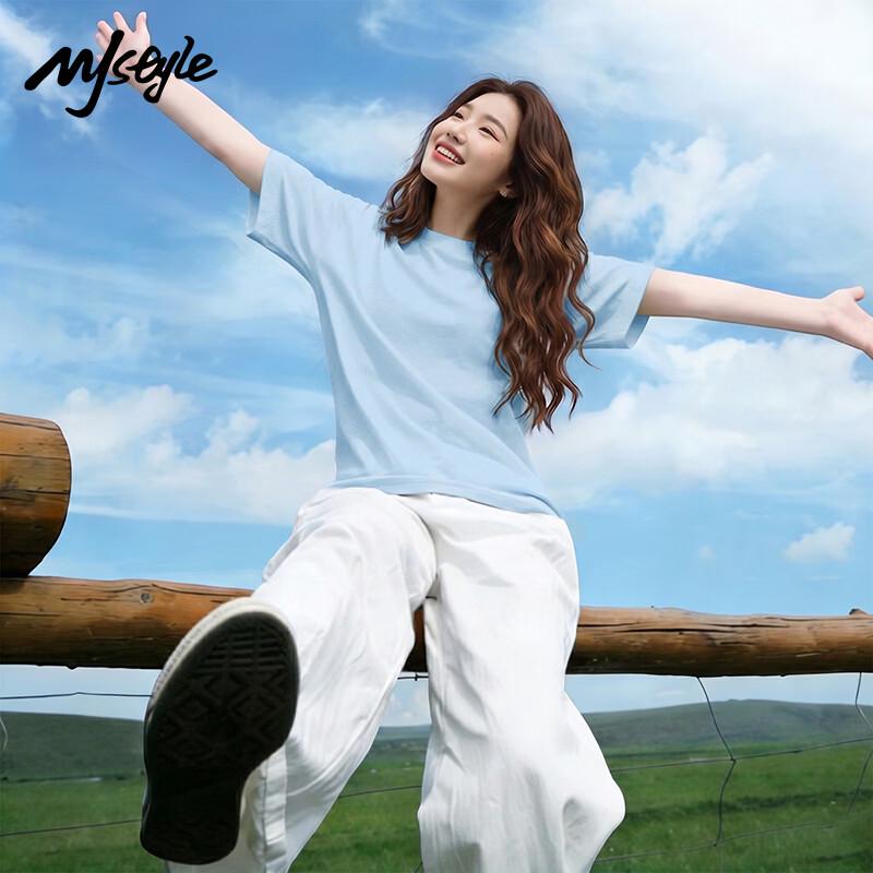 MJ Style Women's Oversized Cotton Tunic T-Shirt