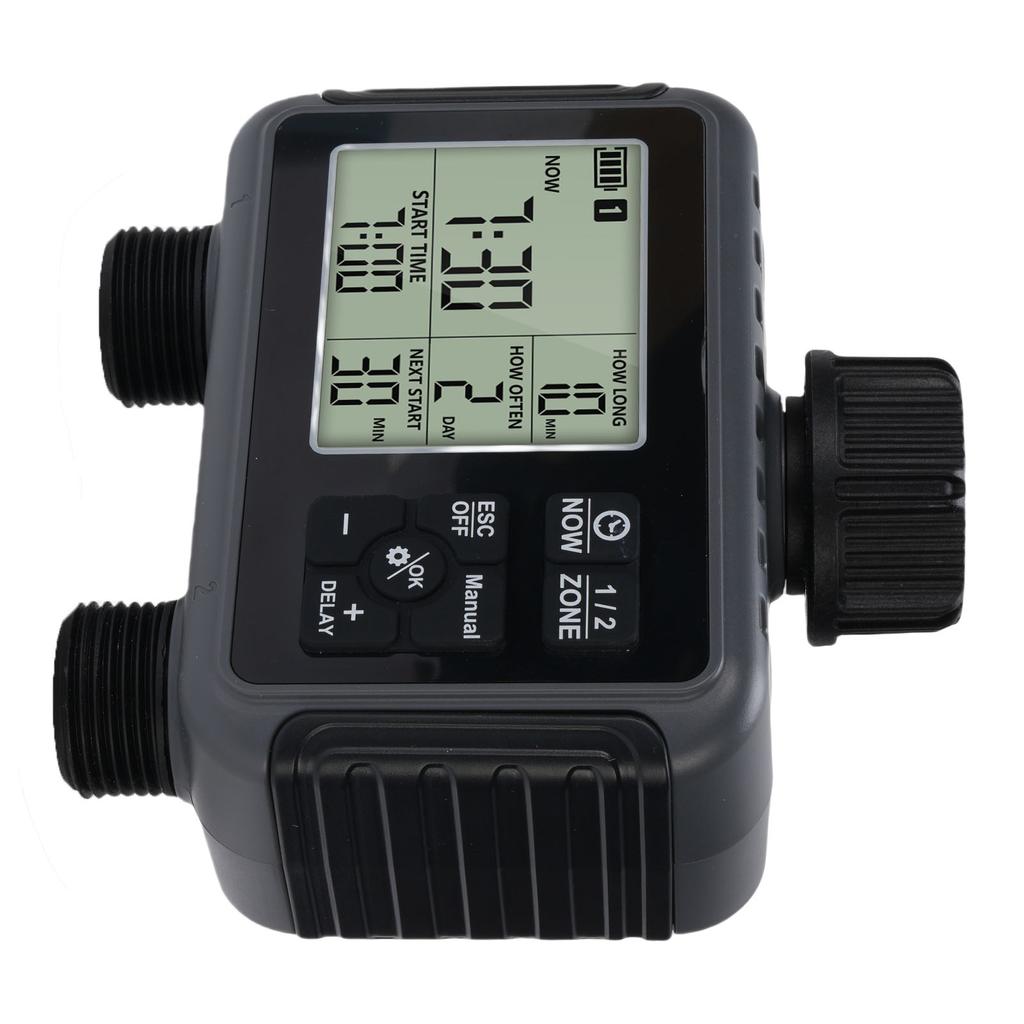 Sprinkler Timer LCD Display 3 Watering Modes Multifunctional IPX5 Rain Proof Programmable Hose