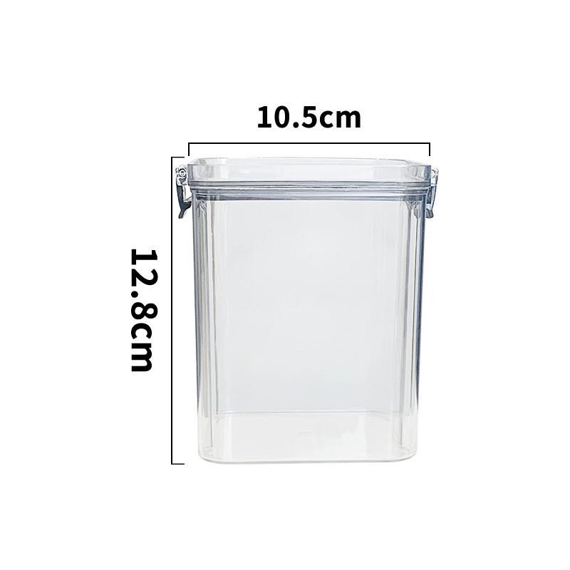 Household Moisture-proof Square Box with Lid for Storing Miscellaneous Grains, Tea, and Dry Goods