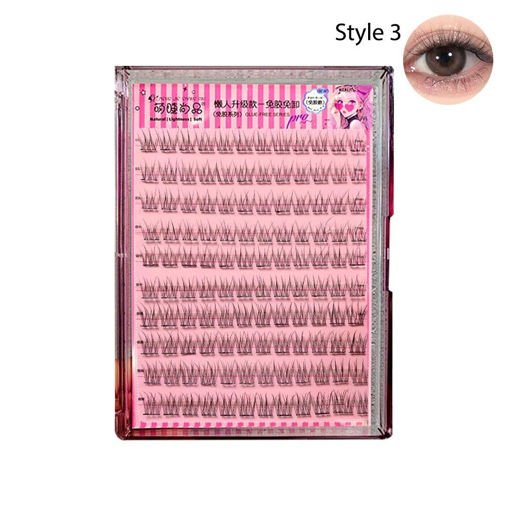 

Natural Look Glue-Free Realistic False Eyelashes Segmented Eyelashes DIY Eyelash Extension Style 3