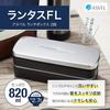 Asvel 2-Tier Lunch Box with Bag "LUNTUS FL" Silver SS-T820