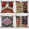 Bohemian Kilim Style Linen Pillow Cover 45x45cm For Home Dcor