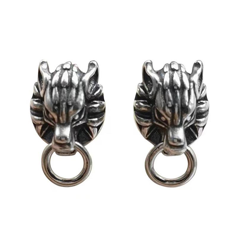 Hot Hot Game Final Fantasy Cloud Strife Wolf Stud Earrings For Men Women Gift