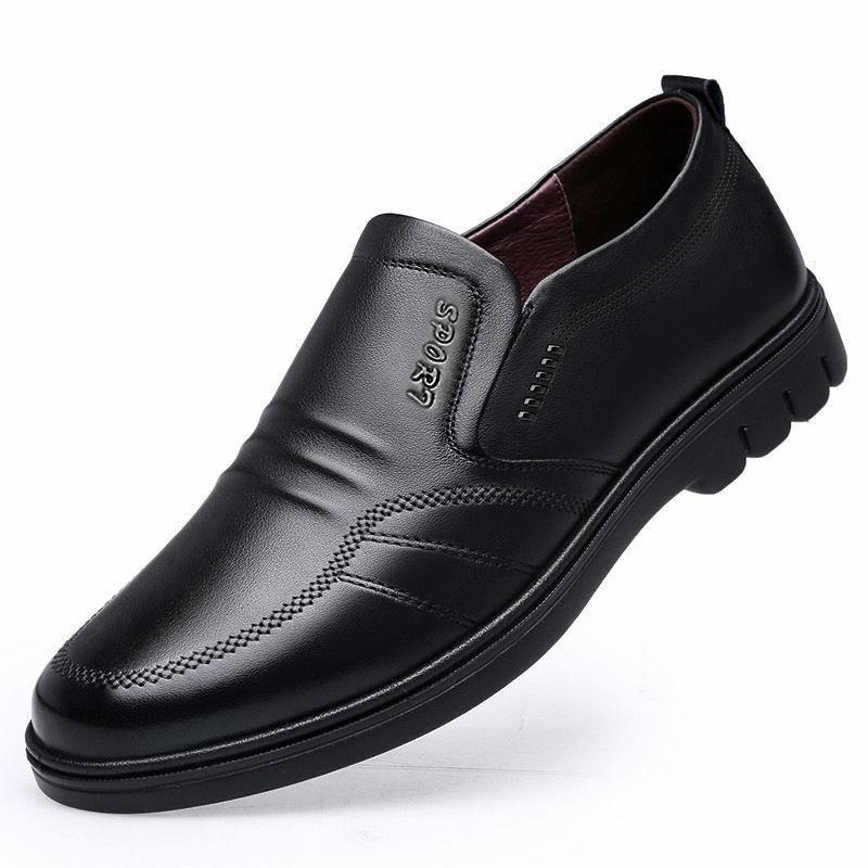 Leather shoes 22 new business casual shoes British nesting dad shoes