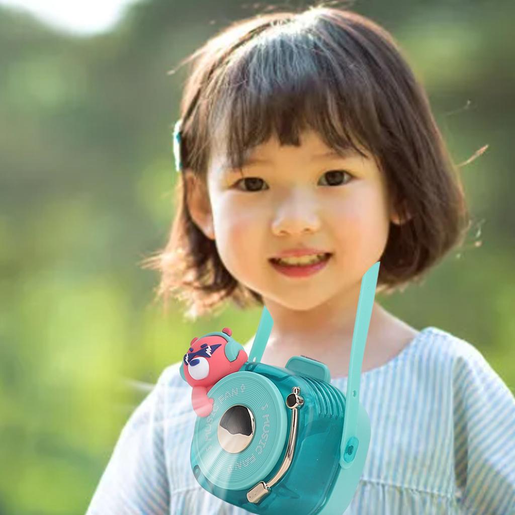 Portable Neck Fan 3 Speeds Bladeless Mini Hanging Neck Fan Quiet USB Rechargeable Wearable Personal Fan for Indoor Outdoor