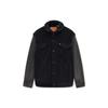 Levis Color Blocked Long Sleeve Denim Jacket Men Jackets Black Gray A5783-0001