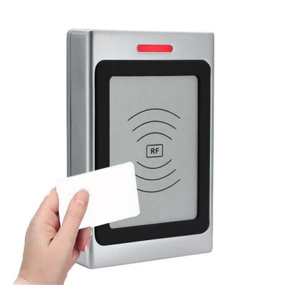 Lector de tarjetas RFID de proximidad de 125 kHz, resistente al agua IP67, con sistema de control de acceso y entrada y salida Wiegand para 10 000 usuarios.