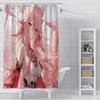 Shower Curtain Genshin Impact Yae Miko Anime Waterproof Fabric Bathroom Curtain With Hooks, Aesthetic Decorative Bath Curtain Fo