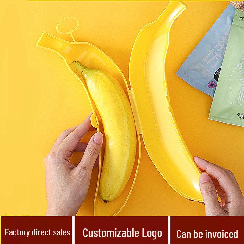 Crush-Proof Banana Travel Protector & Storage Box