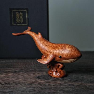 Blackwood Magnetischer Wal Simulation Wohnzimmer Ornament - Hochwertiges Massivholz Kreatives Spielzeug Geschenk für Kunden.