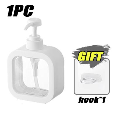 2PCS Bathroom Soap Dispenser Liquid Dispenser Bottle Hand Sanitizer Container Bathroom Wash Storage Bottle Lotion Dispenser 500 ml