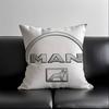 M-Mans Truck Pillow Case Skin-Friendly And Comfortable Fabric Pillowcase Lnvisible Lilky Zipper