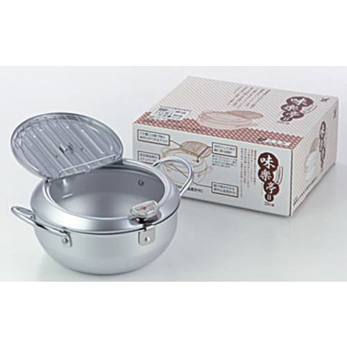 Mirakutei II 20cm Tempura Pot with Lid (with Thermometer) SJ1024