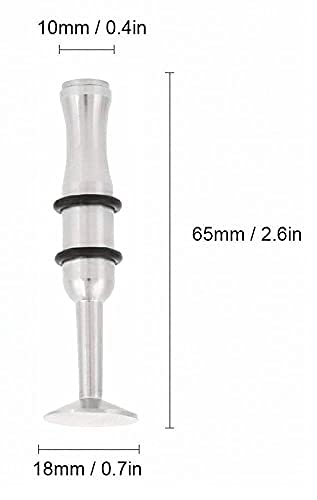 Jiayouy Embouchure Training Device Mouthpiece Mouth Strength Trainer for Brass Wind Instrument Accessories, Silver