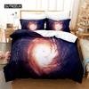 Colorful Planet Bed Cover Package Bed Cover Package 3d Bedding Digital Printing Bed Linen Queen Size Size Bed Package  Fashion Design