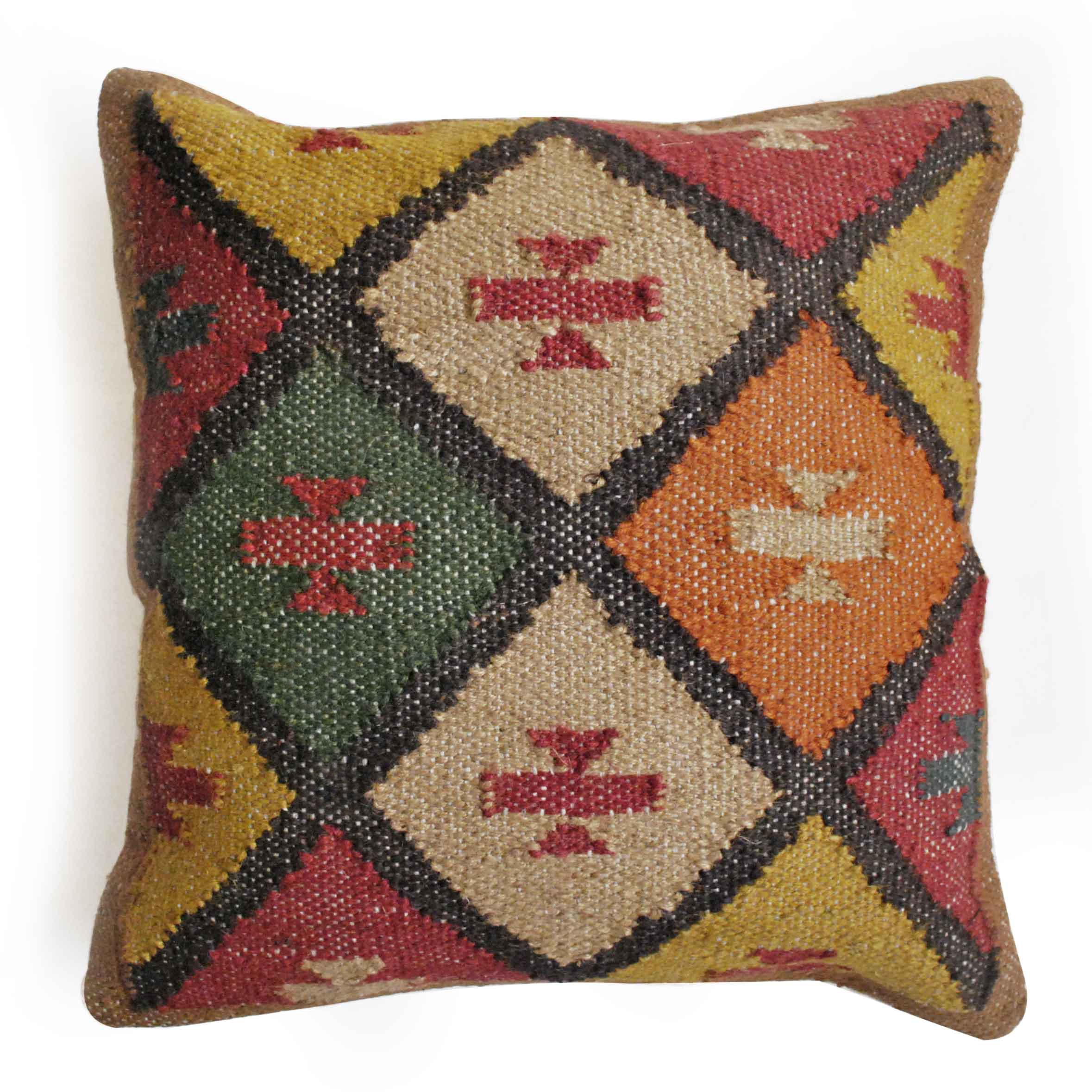 

Ikka Dukka Jute Square Nirantara Cushion Cover